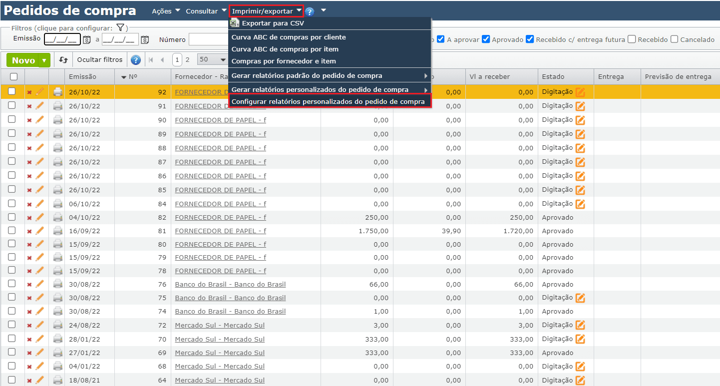 Artigo - Como emitir um relatório que me mostre os adiantamentos