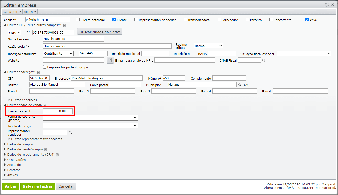 limite e análise de crédito 2