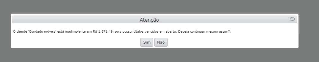 atenção: títulos em atraso