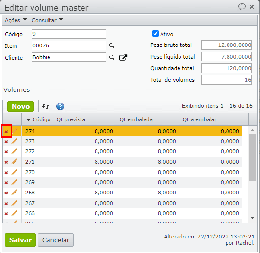 editar volume master