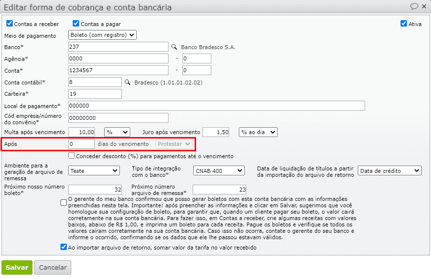 boletos bancários_editar conta bancária 3
