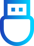 Ícone para ilustrar a funcionalidade "Certificado digital" do ERP Industrial.