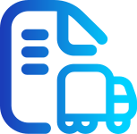 Ícone para ilustrar a funcionalidade "CT-e: importação do XML" do ERP Industrial.