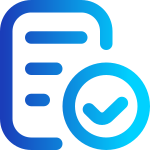 Ícone para ilustrar a funcionalidade "Ordens de produção" do ERP Industrial.