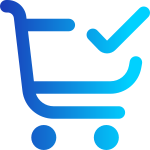 Ícone para ilustrar a funcionalidade "Solicitações de compra" do ERP Industrial.