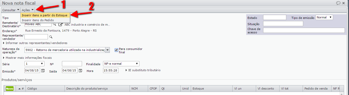 Terceirização da produção - Maxiprod