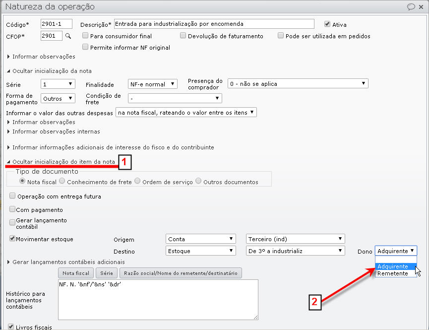 Fornecedor de terceirização - ERP MAXIPROD