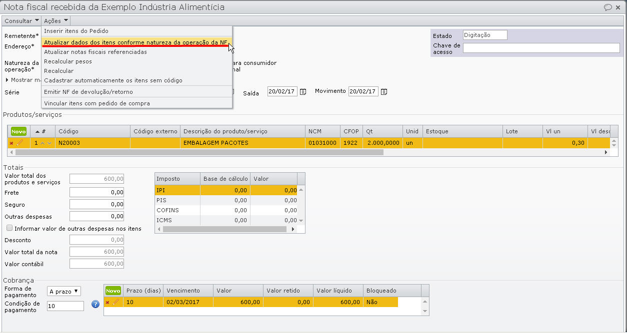 compra com entrega futura 10