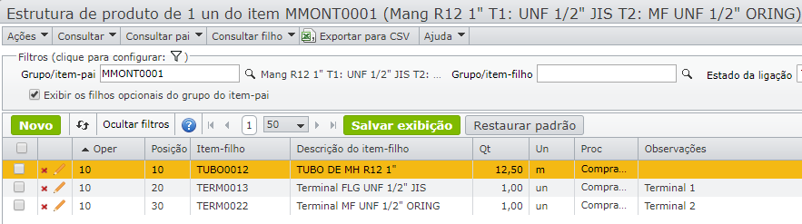 tela estrutura de produto_configurador de produtos