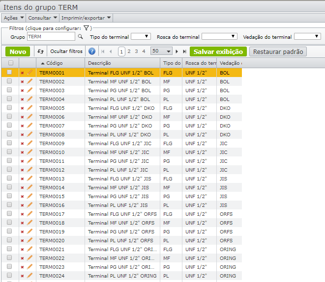 configurador de produtos_itens do grupo TERM
