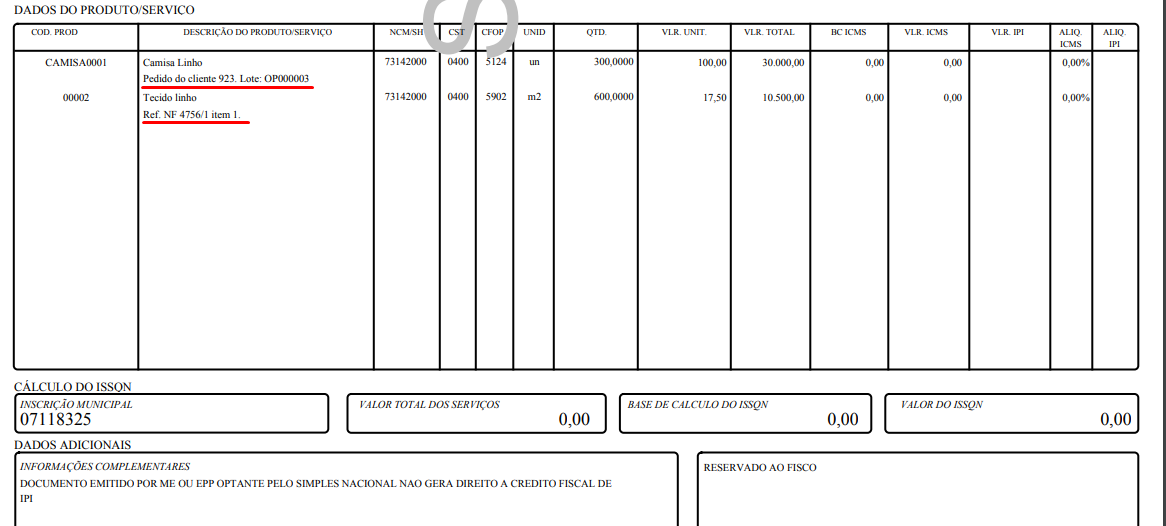 Fornecedor de terceirização - ERP MAXIPROD