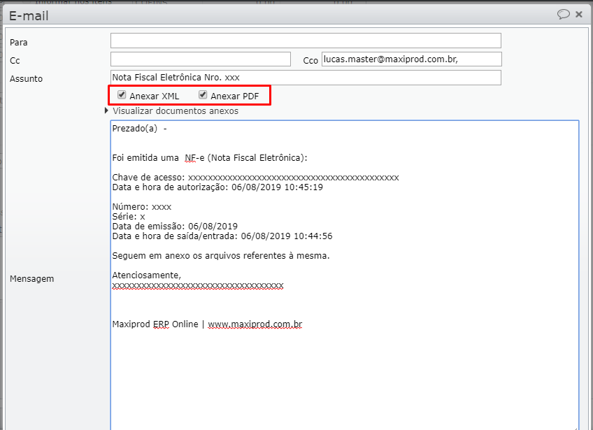 Como Enviar O Arquivo Xml De Uma Nota Fiscal Maxiprod 5193