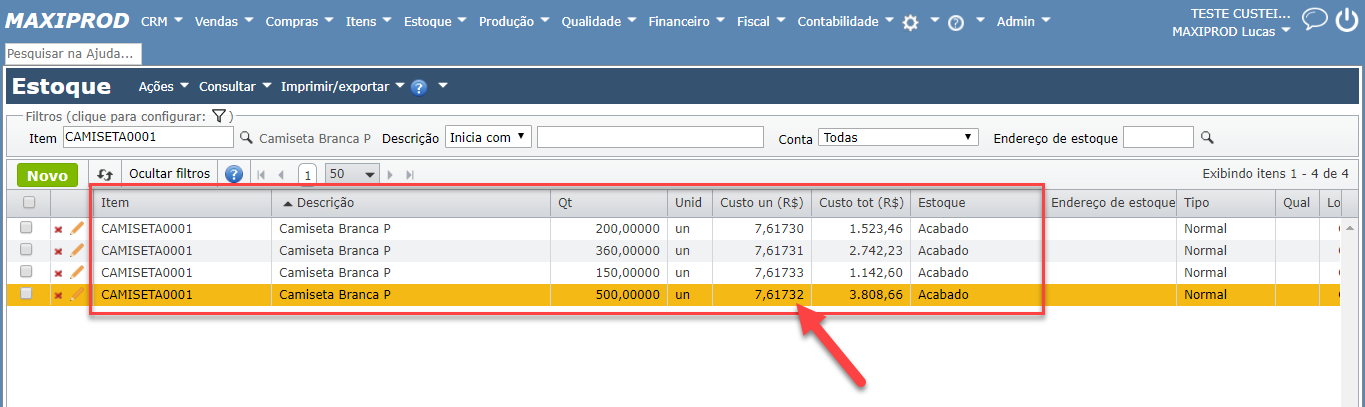 tela de estoque_custeio industrial