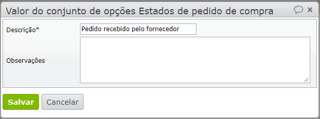 Estados configuráveis_campo descrição