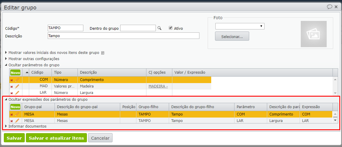 produtos com variações_editar grupo