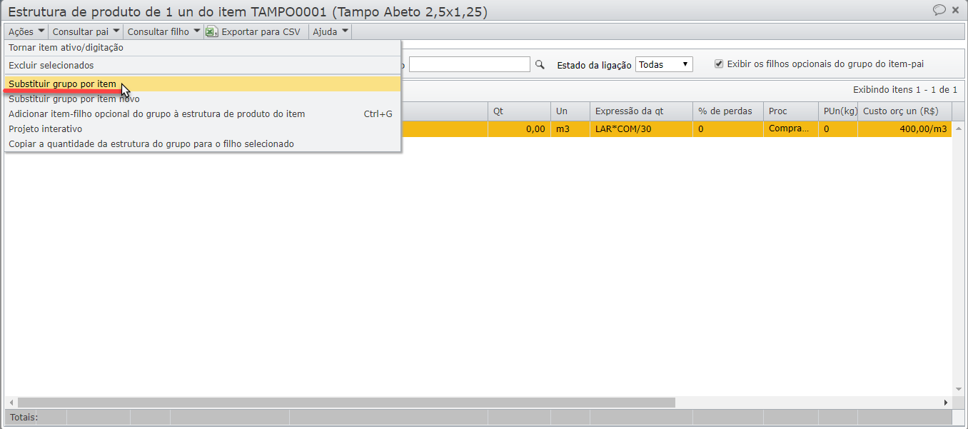 produtos com variações_substituir grupo por item