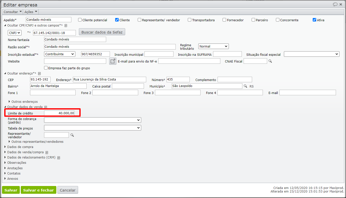 limite e análise de crédito 11