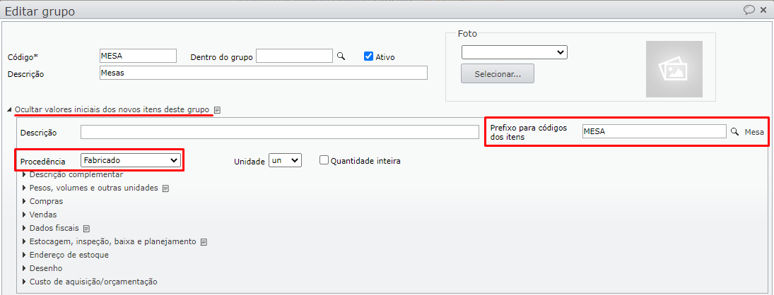 Produtos com variações 1