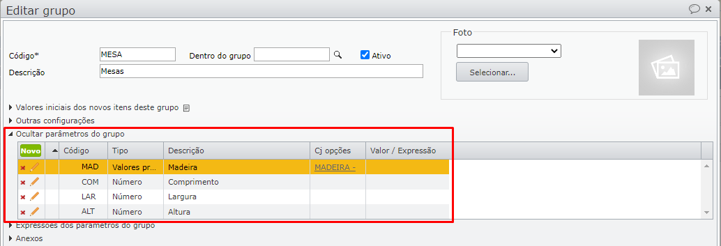 Produtos com variações 2