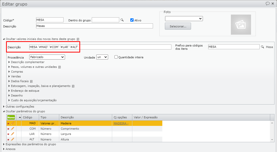 Produtos com variações 3